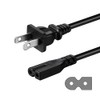 2 Prong AC Power Cord Compatible wtih Vizio D/E/M Series