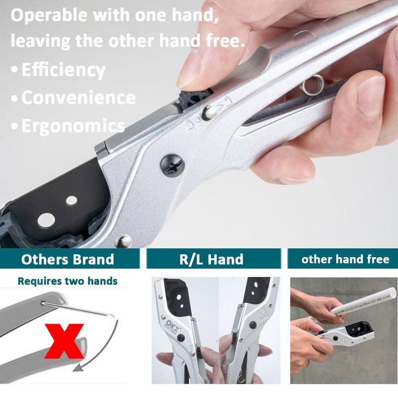 ORXPLUS Tools FlexiPro Pipe Tubing Cutter Plumbing Tool Cuts up