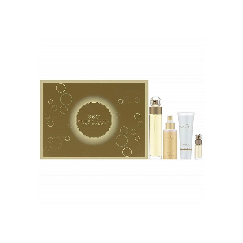 Perry Ellis 360 For Women 4 PCS Eau De Toilette
