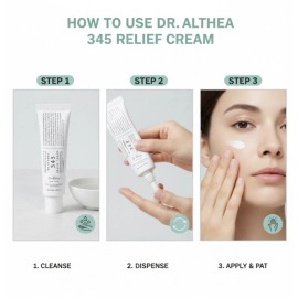 Crema hidratante facial diaria Dr. Althea 345 Relief 50 ml 1,69 fl oz