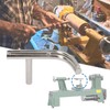 Lathe Tool Rest, 5/8 Inch Post Alloy Steel J Curved