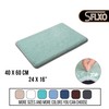 SFLXO 60cm x 40cm Non Slip Bath Mat Machine Washable