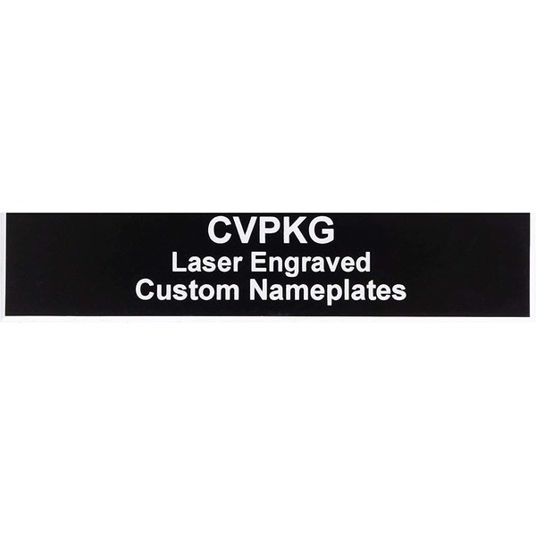 Custom Laser Engraved Nameplate for Harbor Freight Apache 5800 Case