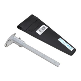 WIKISTORE TASCHEN Measuring Caliper Monoblock 150 mm, Ventesimal Brake Caliper with 40 mm Jaws, Screw Lock Steel Saddle, Measuring Value 0.05 mm / 1/128 Inch, Precise Work Tool