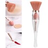Brocha Cosmética Multifuncional 3 en 1, Base en Polvo, Corrector,
