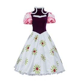 CosplayDiy The Haunted Mansion Sally Slater Dress Tight Rope Walker Tightrope Girl Costume L