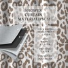ZTTXL Leopard Cheetah Shower Curtain (72" x 72"), Dark brown