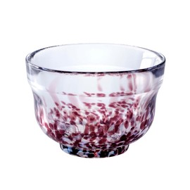 Yamakiikai CRYSTAL Matcha Bowl Purple White MC-535