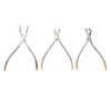 3pcs Dental Residual Teeth Fragments Extraction Pliers Stainless Steel Residual