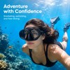 Snorkeling Diving Mask for Clear Underwater View – Anti-Fog Tempered