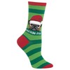 Hot Sox Women's Winter Holiday Fun Crew Socks-1 Pair Pack-Cute
