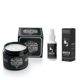 Kit Maximus Inc: 1 Bálsamo y 1 Tónico para Barba – Fórmula con Bergamota y Biotina – Tratamiento para Cuidado y Fortalecimiento de la Barba – Ideal pa