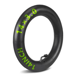1-Pcs 14x3.0/3.2 Inner Tube with Bent Valve Stem Compatible with 14x3.0 14x3.2 E-Bikes Electric Scooters Mopeds Kids Chopper Bikes and Folding Bikes Inner Tube
