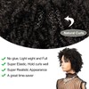 Short Black Kinky Curly Afro Bob Glueless Wigs Pre Plucked