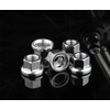 M9 M9.5 (3/8") M10 Stainless Flange Lock Nut, Hex Flange