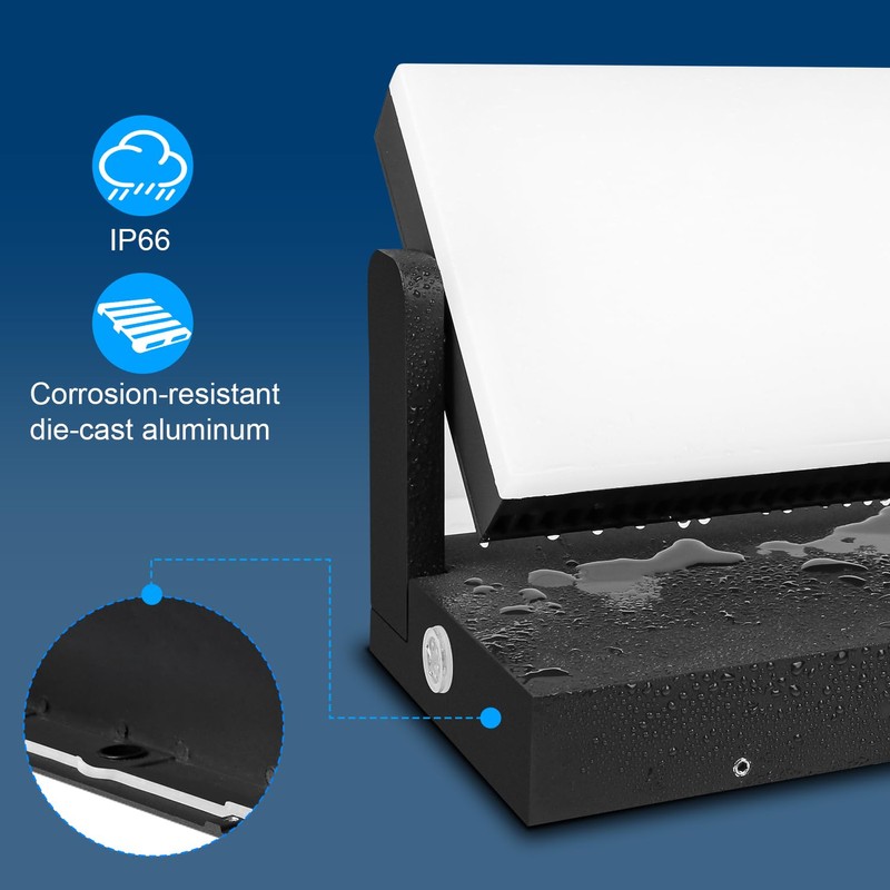 ledmo 150W LED Outdoor Wall Pack Light with Dusk to