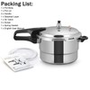 dshyuauoci Pressure Cooker 7 Quart，Aluminum Pressure Cooker Compatible with Gas