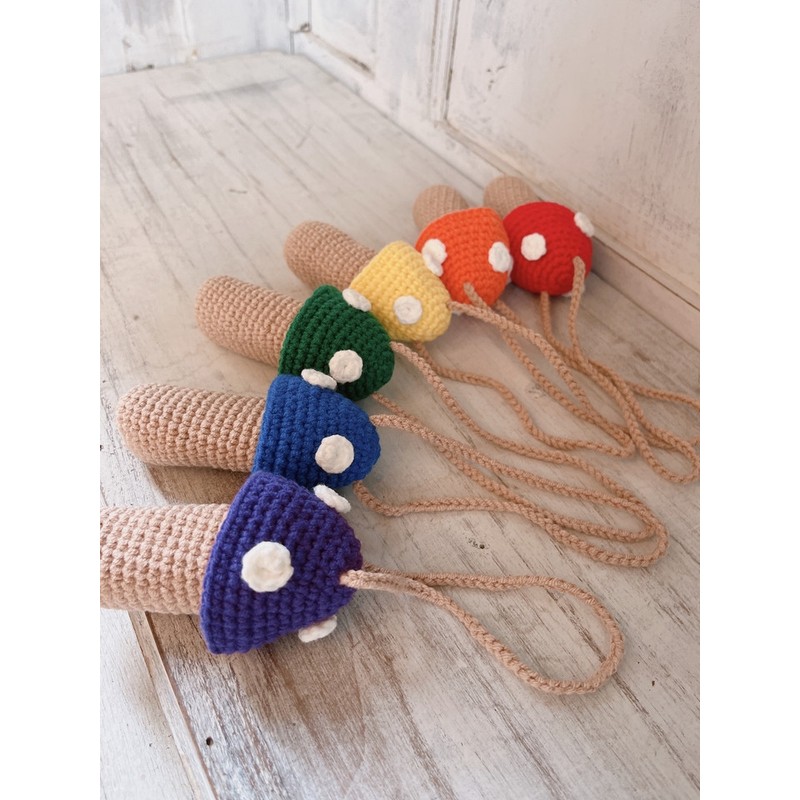 Mushroom Lip Case - Orange / 버섯돌이 립 케이스 -