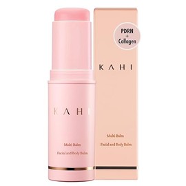 KAHI - Wrinkle Bounce Multi Balm, bálsamo hidratante todo en uno, crema para ojos, crema para el cuello, base de maquillaje y bálsamo hidratante facial en barra, edición Max Usage, 9 ml