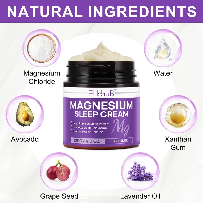 Maani Essence Magnesium Oil Cream for Sleep,Magnesium Body Butter -