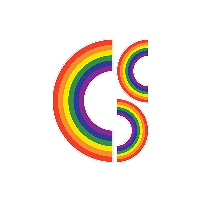 Beistle Rainbow Clings