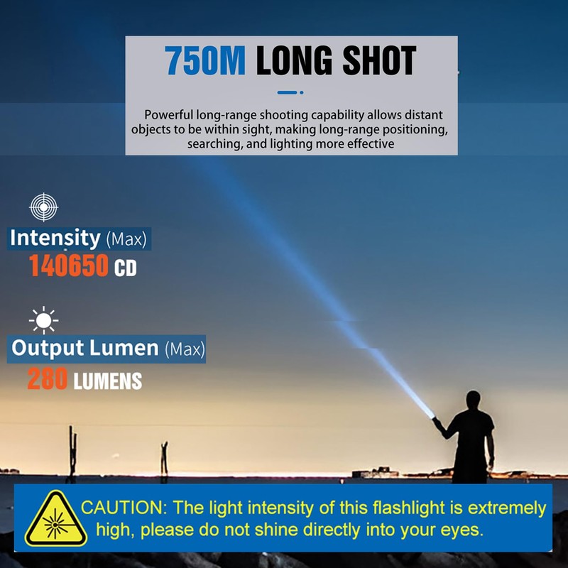 Vastlite Minima Bow LEP Flashlight Portable - 280 Lumens,Range of