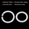 PATIKIL 2.8 cm OD 2 cm ID Loose Leaf Rings,