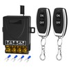 RVBOATPAT Wireless Remote Switch DC 8V/12V/24V/48V/72V/86V 30A Relay RF Remote