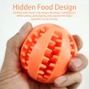 Interactive Dog Treat Ball Toys for Aggressive Chewers Teething Toys