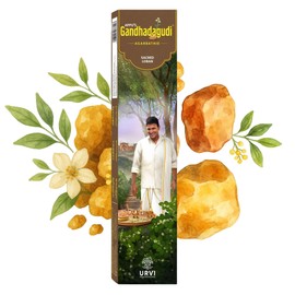 APPU'S Gandhadagudi Sacred Loban Incense Sticks – 100g | Handmade, Toxin-Free, Long-Lasting Fragrance | Natural Resin Aroma for Meditation, Yoga & Home Use