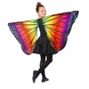 Seasons Kids Butterfly Cape Wings, One Size,Rainbow, W10351
