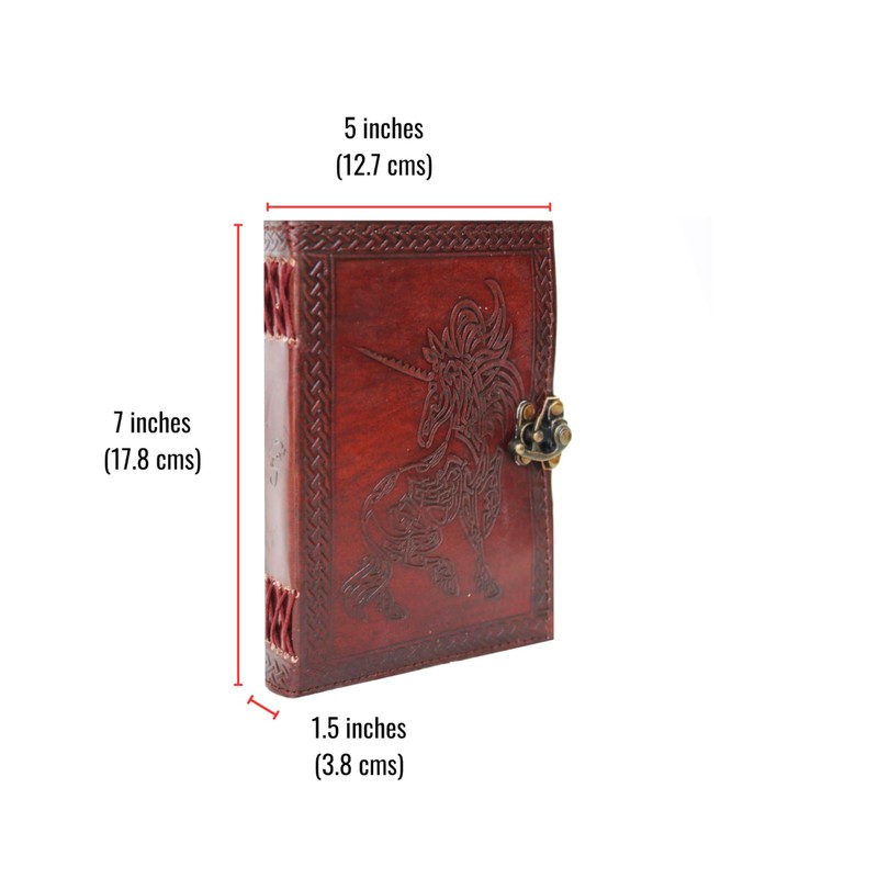 Handmade Vinatge Leather Journal Notebook Personal Diary for Creative Writing