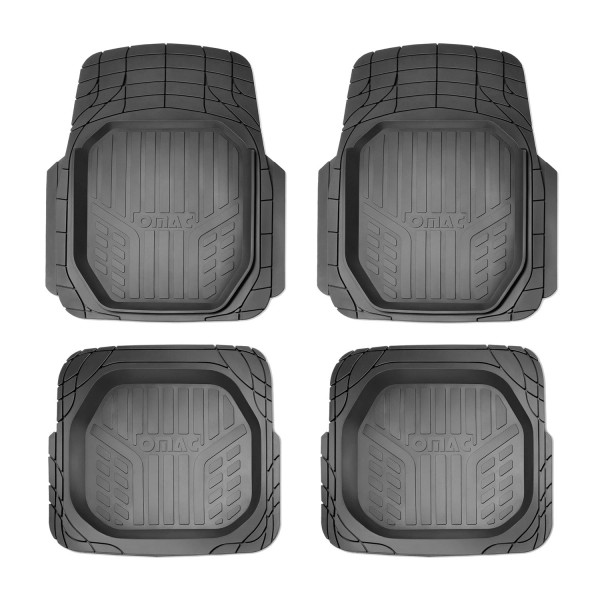 OMAC Semi-Custom fit Floor Mats Liner All Weather for Jeep