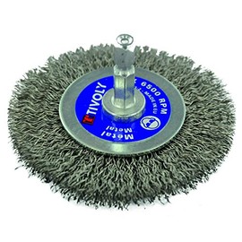 Tivoly XT202520125 Technical Circular Brush Stainless Steel -Hexa 6.35 mm Ã70 mm