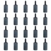 Pawfly Aquarium 1 Inch Air Stone Cylinder Grey Bubble Diffuser
