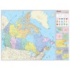 Cool Owl Maps Canada Wall Map Poster (Laminated 32x24)