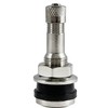 TR416 Chrome-Plated Steel Tire Valve Stems, 4 Pieces, Snap-in Design