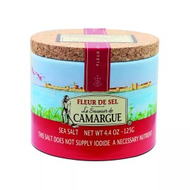 Le Saunier De Camargue Fleur De Sel Premium Sea Salt From France NET WT 4.4 OZ