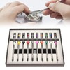 ZJchao Watch Screwdriver Set, 10Pcs Precision Screwdrivers with 8 Slots