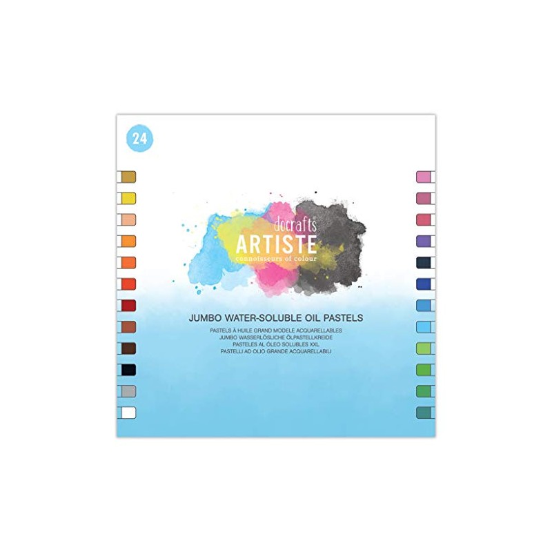 Artiste Water-Soluble Oil Pastels - Pack of 24