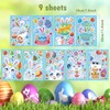 WD&CD Easter Window Stickers, 9 Sheets, Window Decoration, Easter, Window