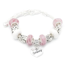 Granny Birthday Charm Bracelet with Gift Box Womens Jewellery