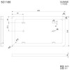 JET INOUE 501166 License Plate Frame, For Mid-Sizes, Stainless Steel