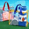 Transparent Swimming Bag Water Play Bath Waterproof Beach Bag 2 Colors Red