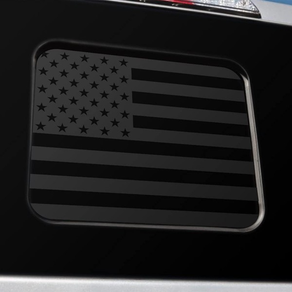 BocaDecals Precut Rear Middle Window American Flag Decal Accessory Made