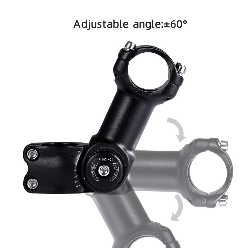 Yizhet Bicycle Handlebar Extension 31.8 mm/25.4 mm 0 ~ 120°
