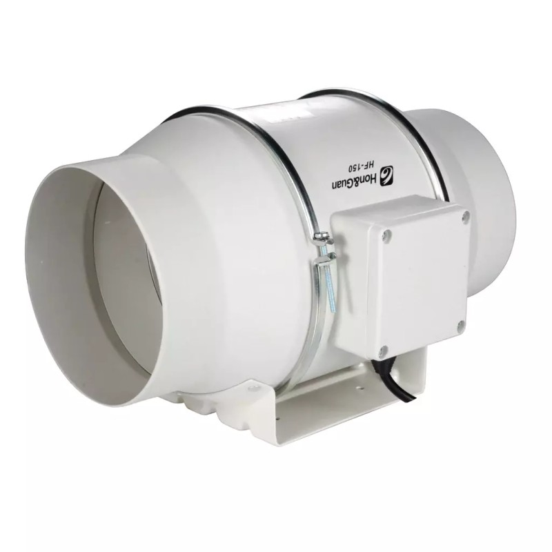 Hon&Guan 6" Duct Fan High Efficiency Inline Fan Mixed Flow