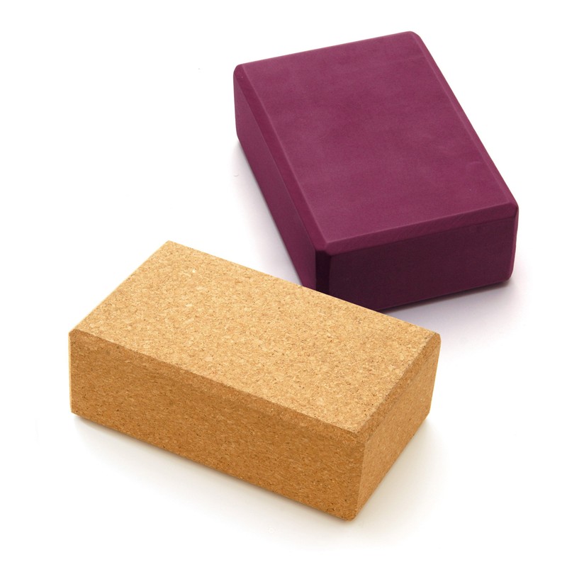 SISSEL Yoga Block aus Kork (ca.23 x 12 x 7,5