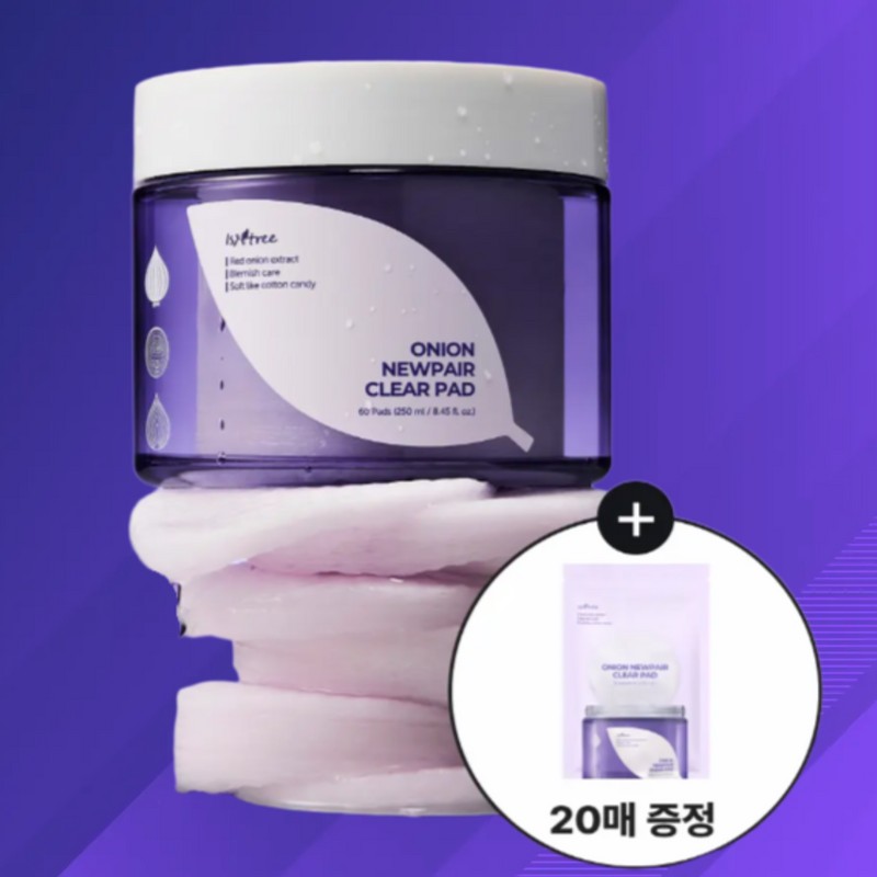 Isntree Onion New Fair Clear Pad 60 sheets / 이즈앤트리