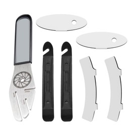 CQQNIU 1 Disc Brake Pad Straightener, 4 Brake Pads And 2 Tire Levers, Bicycle Repair Tools, Bicycle Accessories